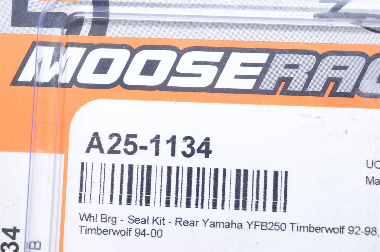 Moose Racing A25-1134 Yamaha Rear Wheel Bearing & Seal Kit NOS