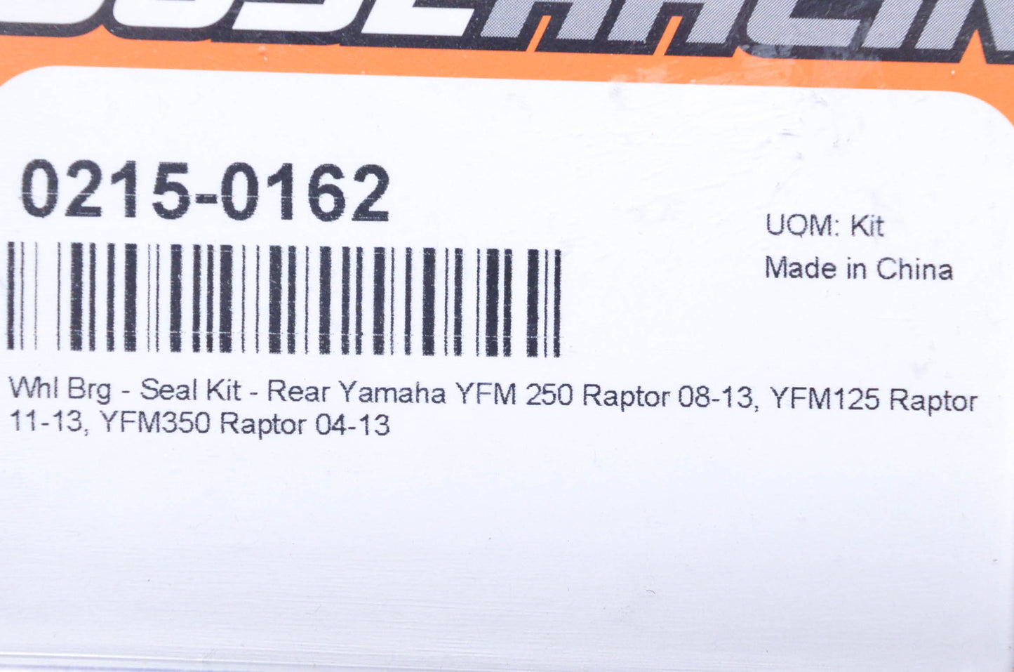 Moose Racing 0215-0162 Yamaha Rear Wheel Bearing & Seal Kit NOS