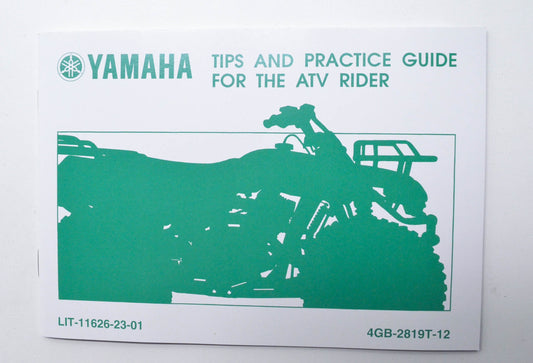 OEM Yamaha LIT-11626-23-01 Tips & Practice Guide Manual NOS