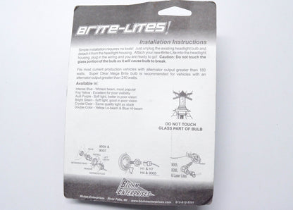 Brite-Lites BL-13BS50 Brite-Lites Xenon Gas Blue 50W Headlight Bulb NOS