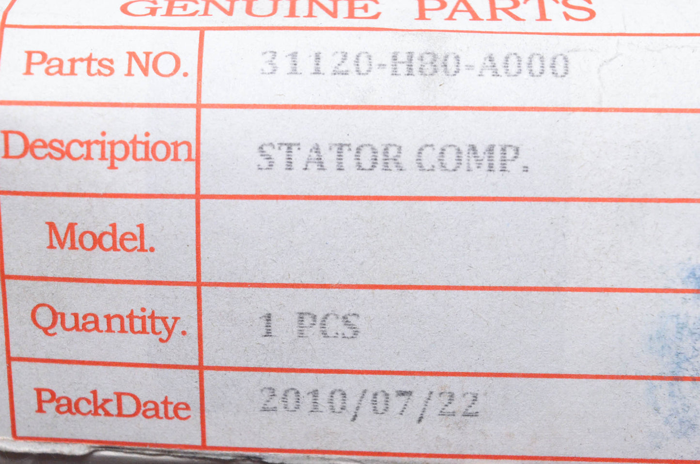 New Tomos Generator Stator NOS