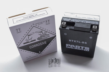 Parts Unlimited RTX7LBS Maintenance Free Battery Kit NOS