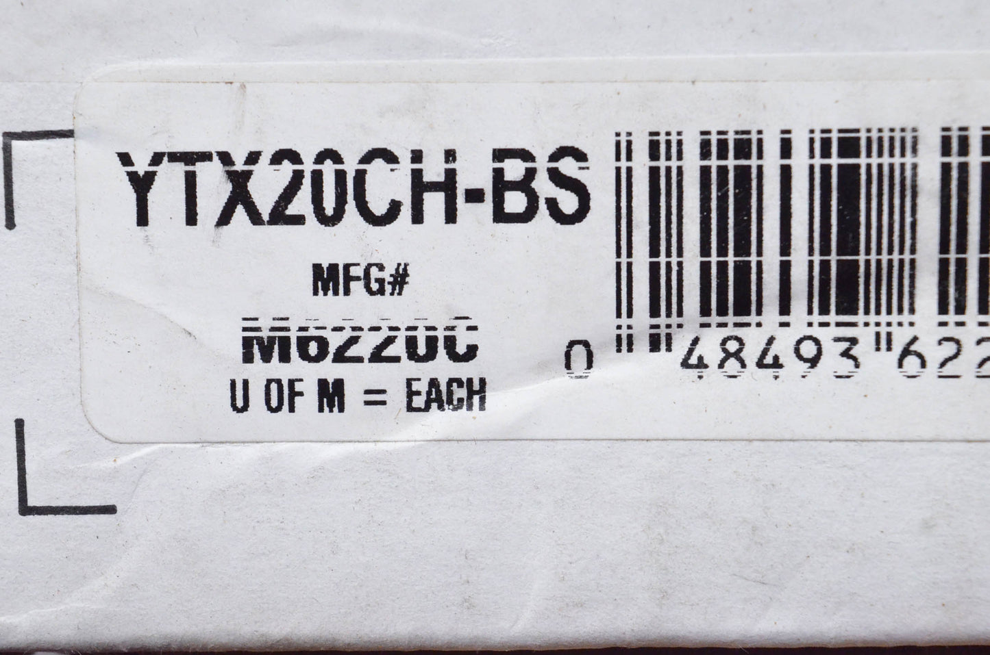 New YUASA Maintenance Free Battery Kit NOS