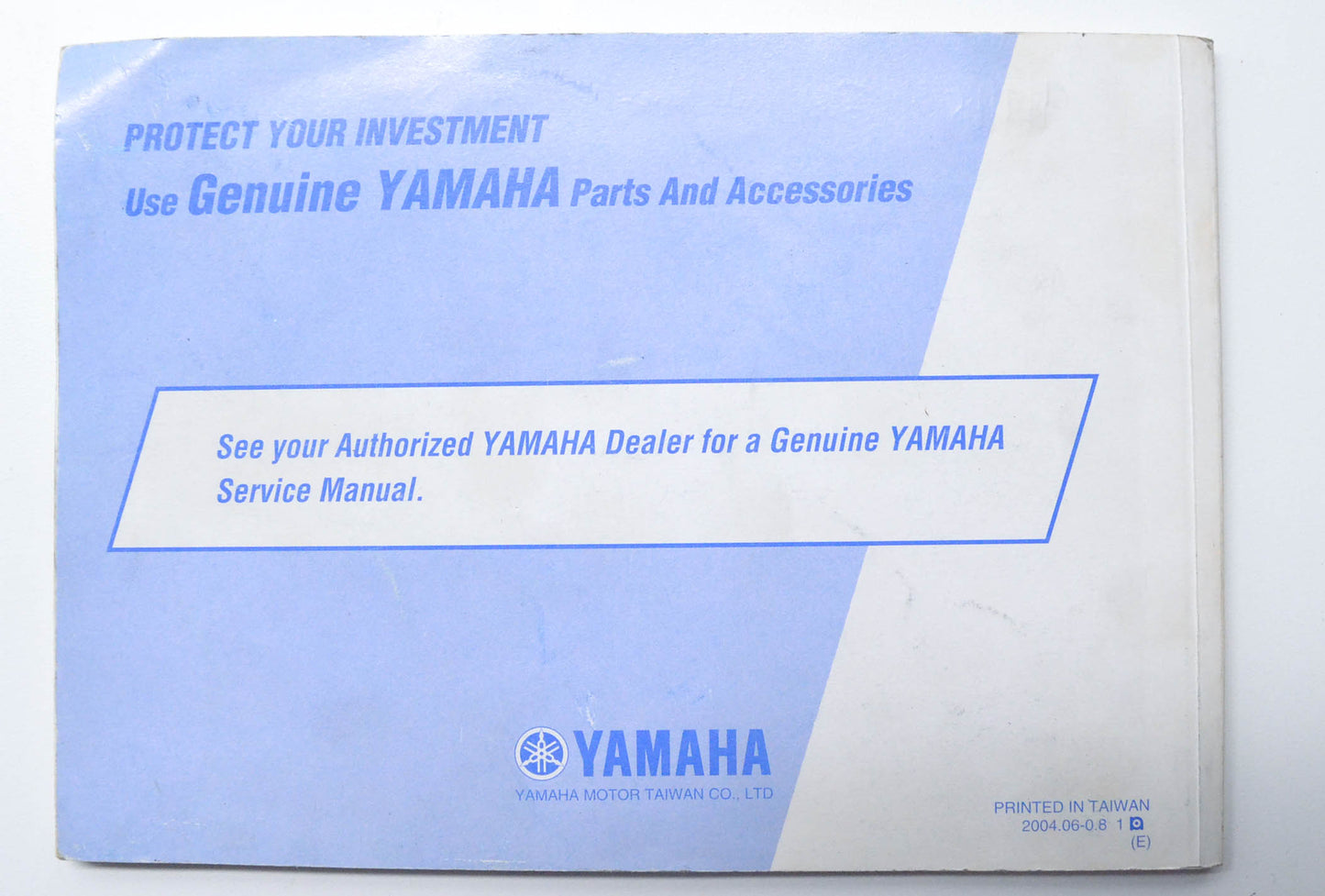 OEM Yamaha Vino 125 YJ125T Owner's Manual