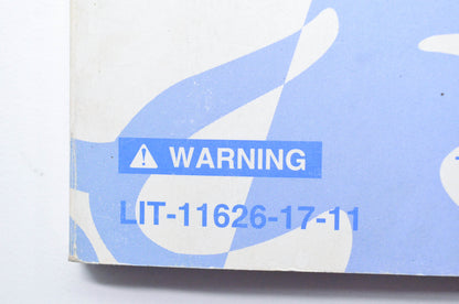 OEM Yamaha LIT-11626-17-11 YFZ450S Owner's Manual