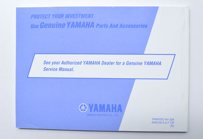 OEM Yamaha LIT-11626-19-39 Owner's Manual YXP700 PROHAULER NOS