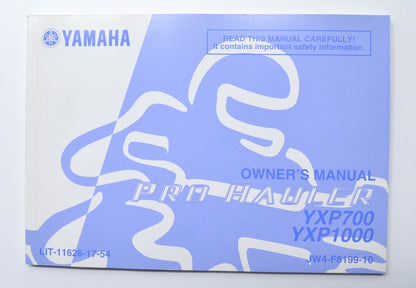 OEM Yamaha LIT-11626-17-54 Owner's Manual YXP700/1000 NOS