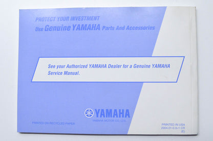 OEM Yamaha LIT-11626-17-54 Owner's Manual YXP700/1000 NOS