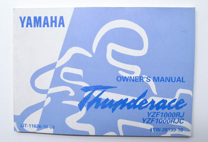 OEM Yamaha LIT-11626-10-60 Owner's Manual YZF1000RJ/RJC NOS