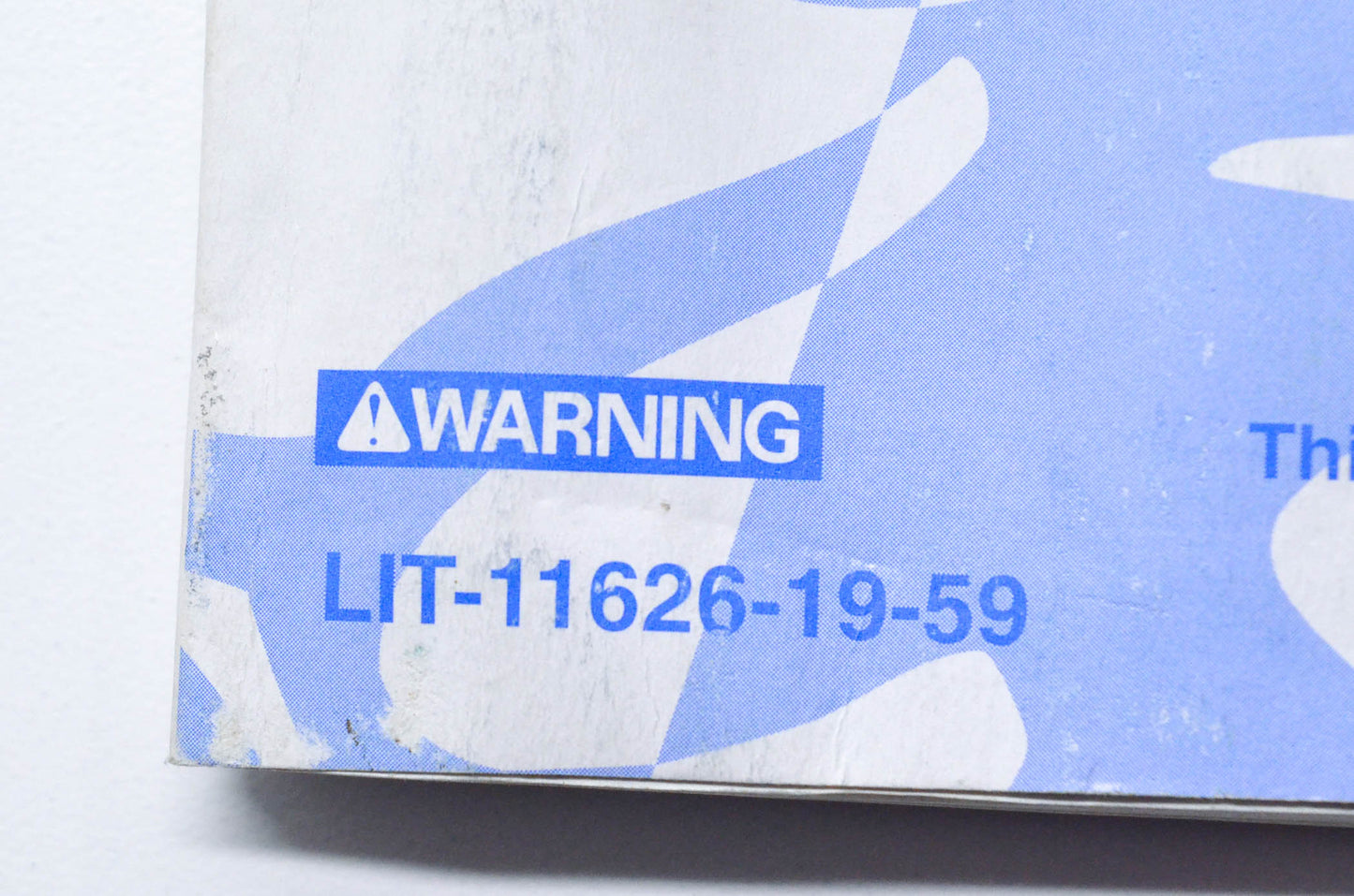 OEM Yamaha LIT-11626-19-59 YFM700RV RAPTOR 700 Owner's Manual