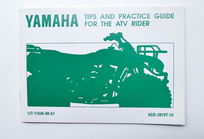 OEM Yamaha LIT-11626-08-67 Tips & Practice Guide Manual NOS