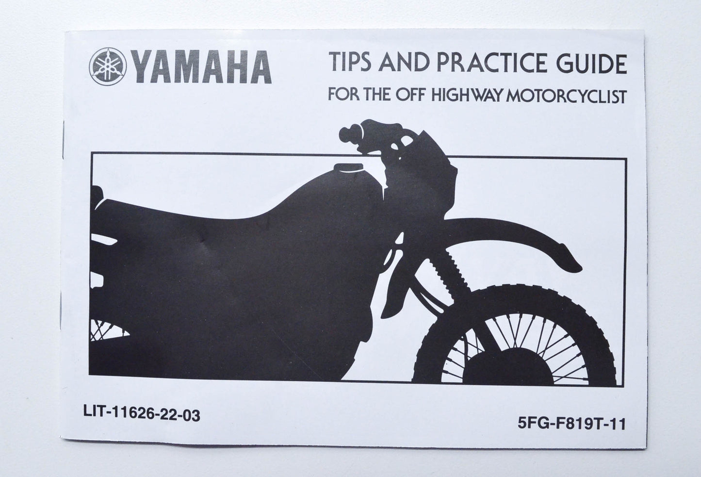 OEM Yamaha LIT-11626-22-03 Tips and Practice Guide for the Off Highway Motorcycl