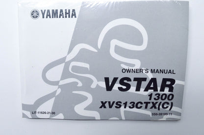OEM Yamaha LIT-11626-21-30 Owner's Manual VSTAR 1300 XVS13CTX(C) NOS