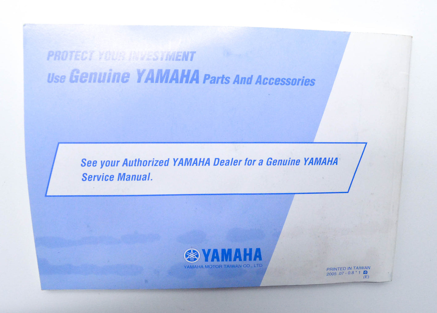 OEM Yamaha LIT-11626-19-49 XC50V VINO Owner's Manual