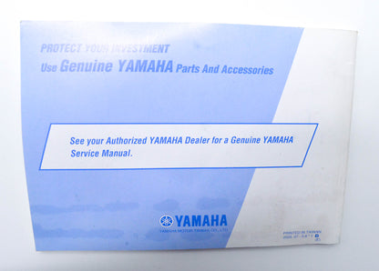 OEM Yamaha LIT-11626-19-49 XC50V VINO Owner's Manual