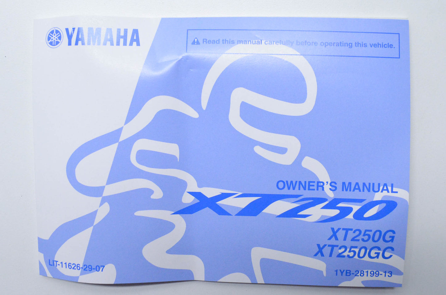 OEM Yamaha LIT-11626-29-07 XT250 XT250G XT250GC Owner's Manual