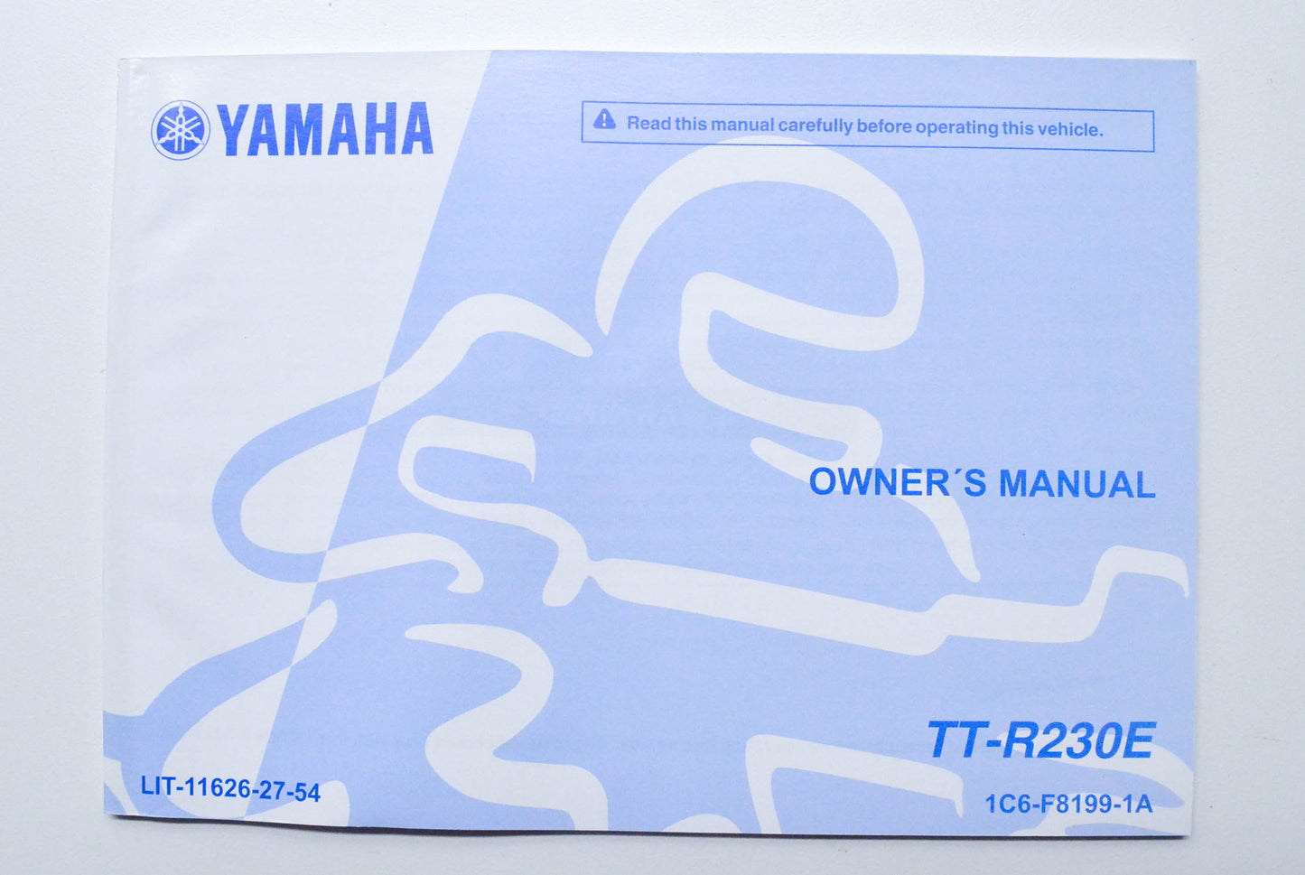 OEM Yamaha LIT-11626-27-54 TTR230E Owner's Manual NOS