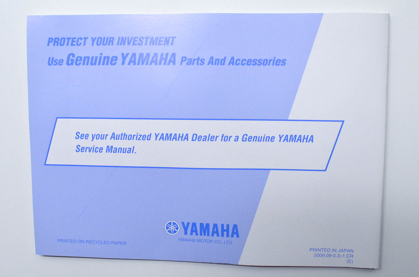 OEM Yamaha LIT-11626-23-50 Owner's Manual YZ85Z NOS