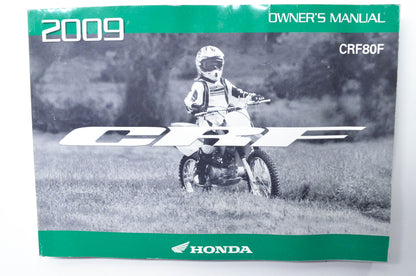 OEM Honda 2009 CRF80F Owner's Manual