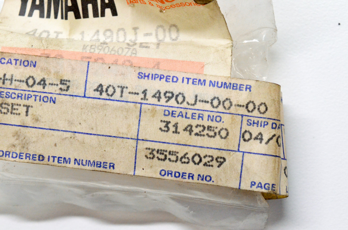 OEM Yamaha 40T-1490J-00-00 Carburetor Needle Kit