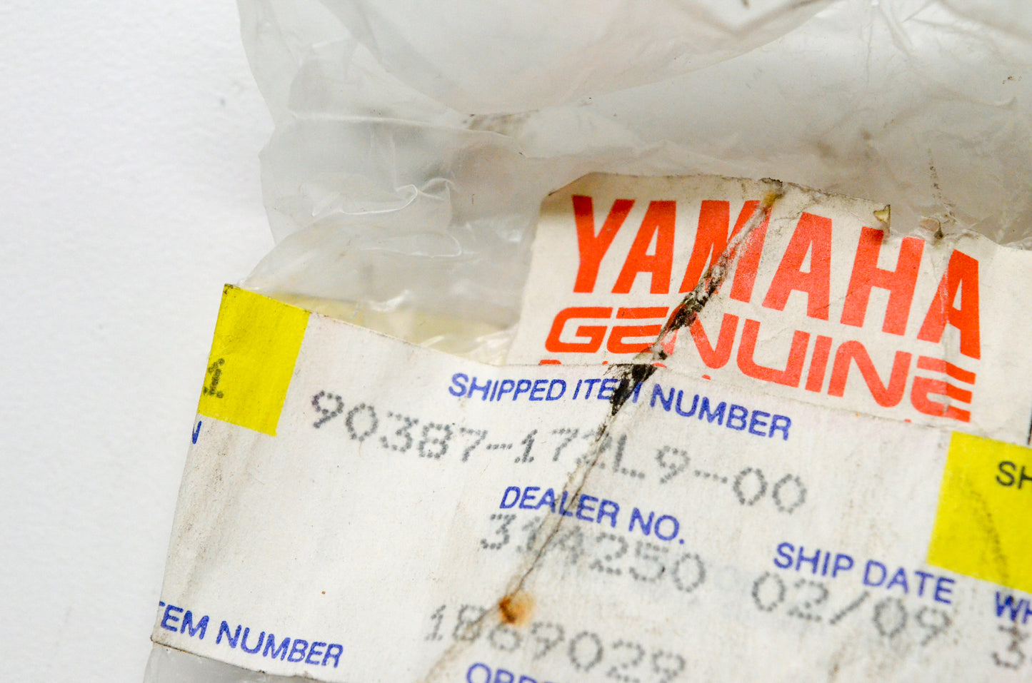 OEM Yamaha 90387-172L9-00 Collar 54G NOS