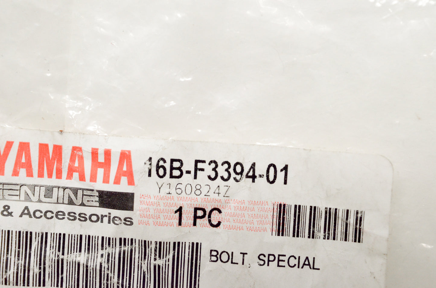 OEM Yamaha 16B-F3394-01-00 Special Bolt NOS