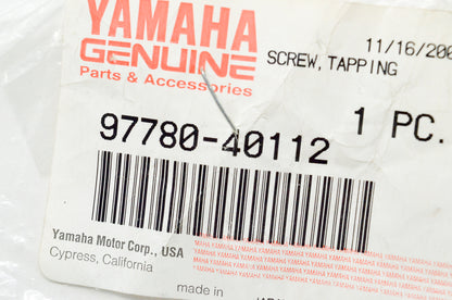 OEM Yamaha 97780-40112-00 Tapping Screw NOS