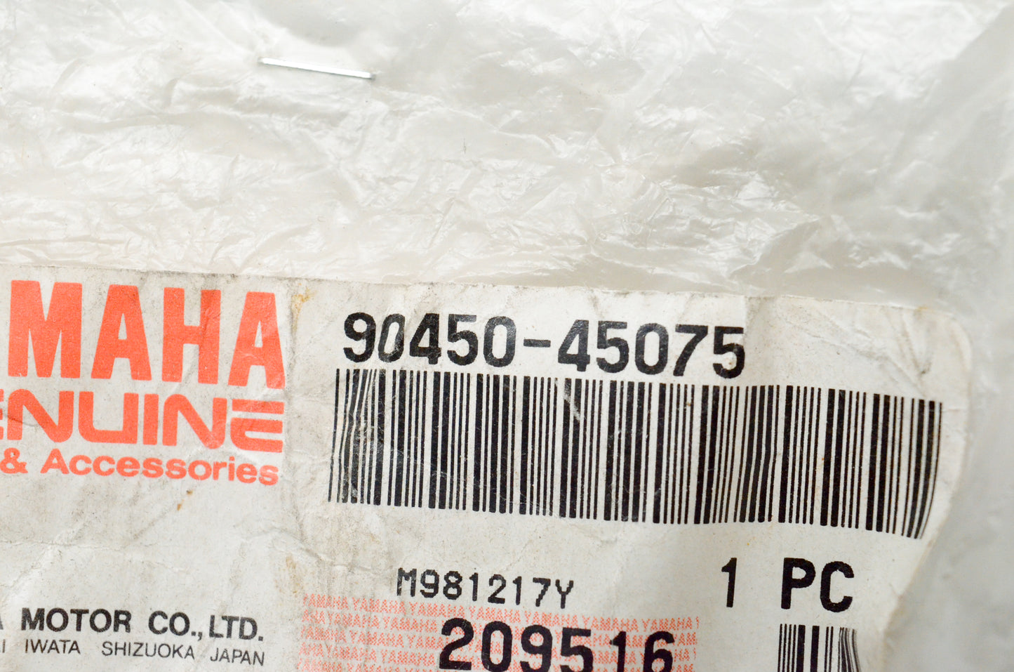 New OEM Yamaha 90450-45075-00 Hose Clamp Assembly NOS