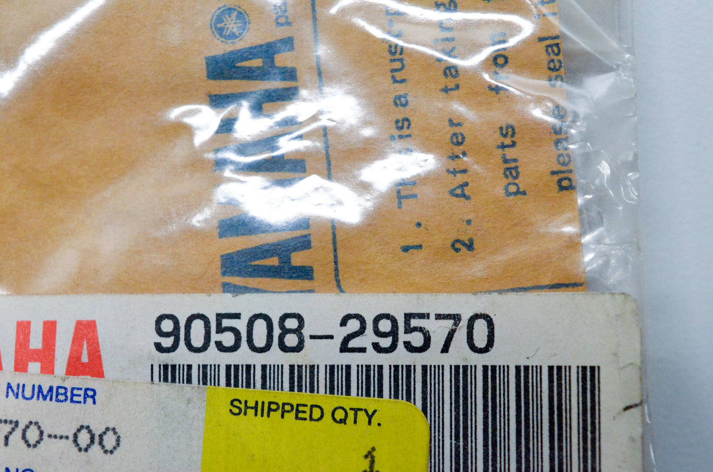 OEM Yamaha 90508-29570-00 Torsion Spring NOS