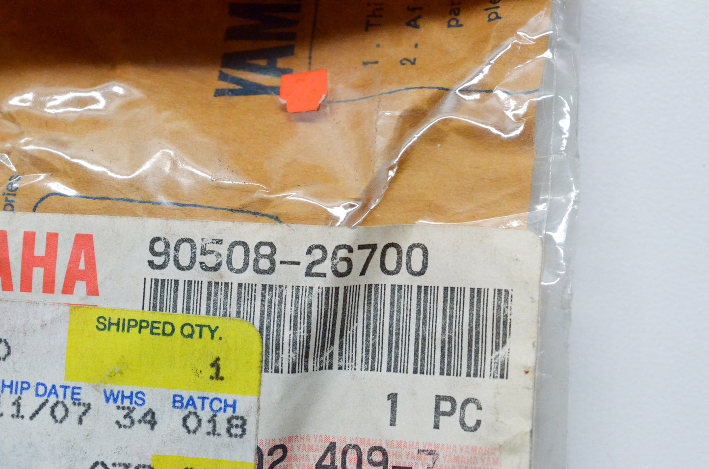 OEM Yamaha 90508-26700-00 Torsion Spring