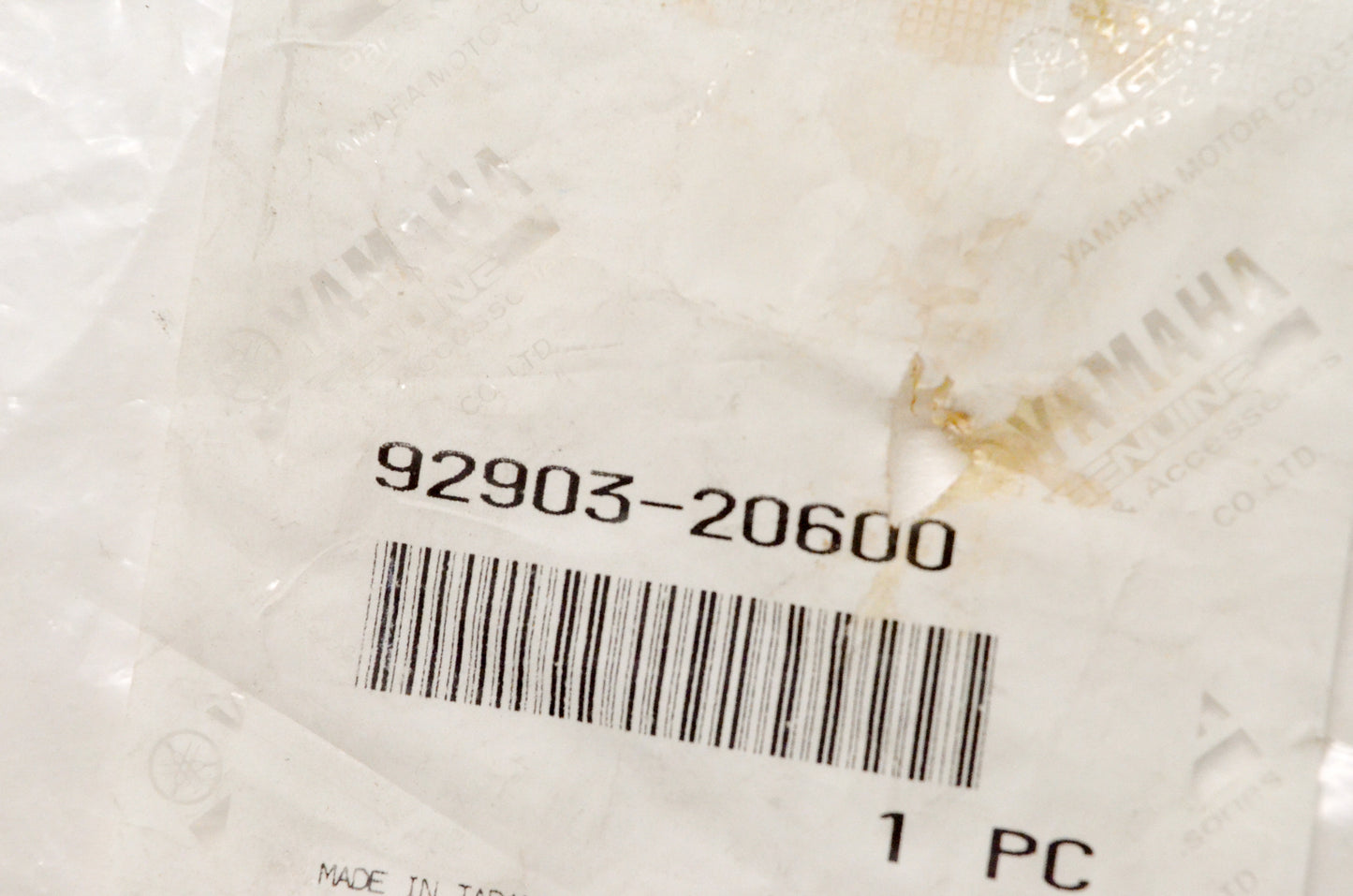 New OEM Yamaha 92903-20600-00 Washer NOS