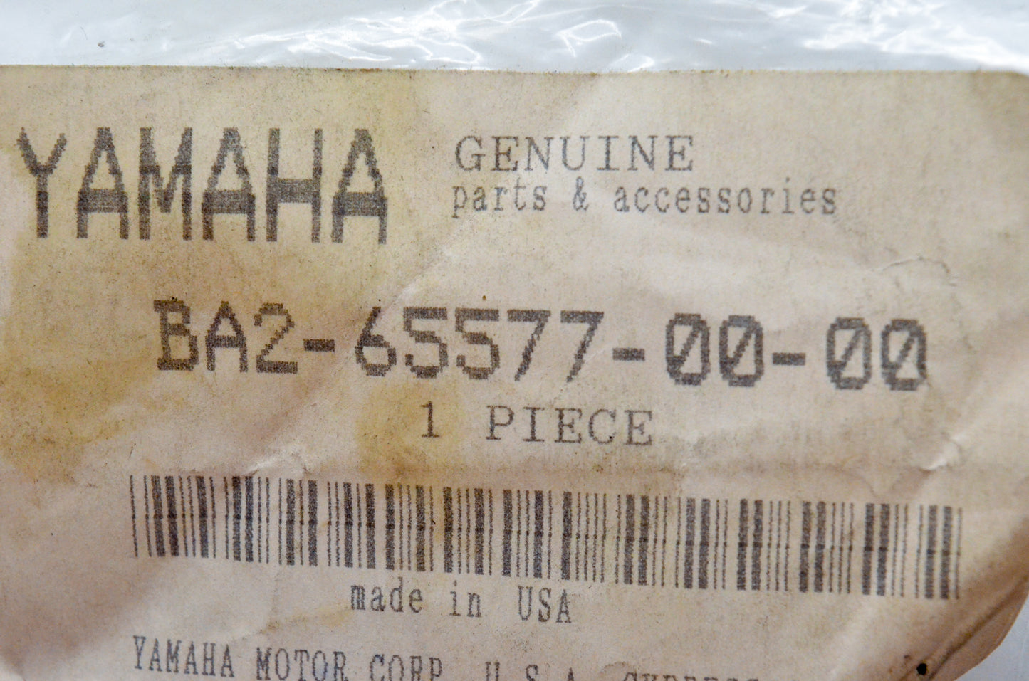 New OEM Yamaha BA2-65577-00-00 Bearing 75X1.415 NOS