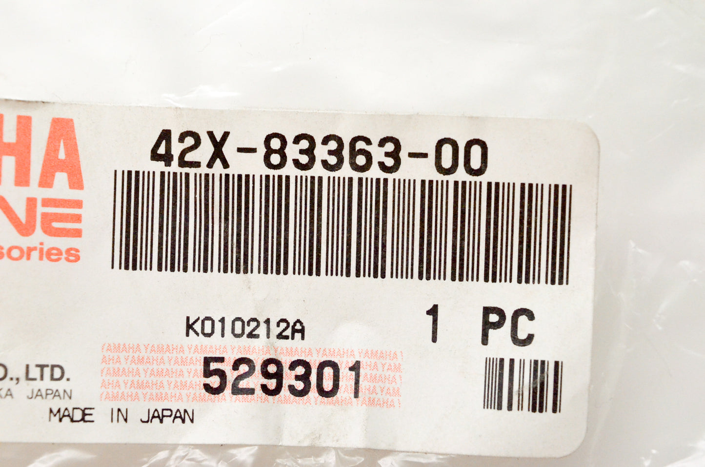 New OEM Yamaha 42X-83363-00-00 Rim Lens NOS