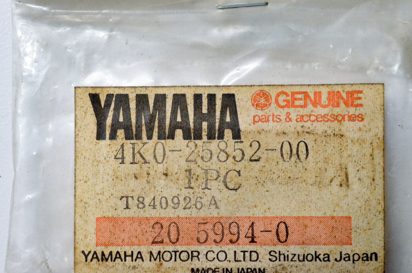 OEM Yamaha 4K0-25852-00-00 Reservoir Cap