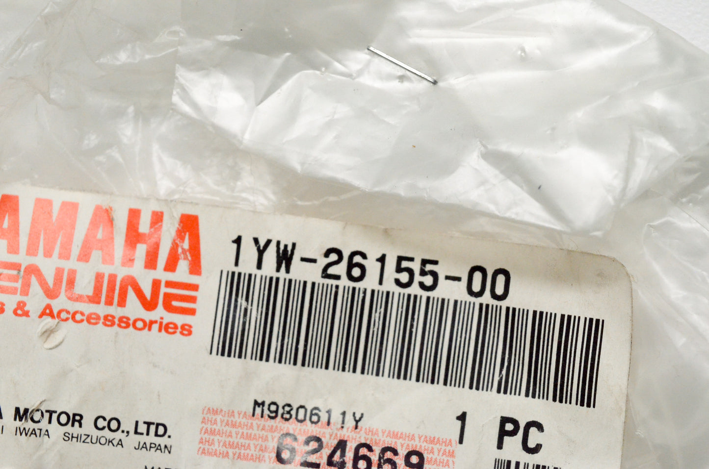 OEM Yamaha 1YW-26155-00-00 Reverse Lever Shaft NOS
