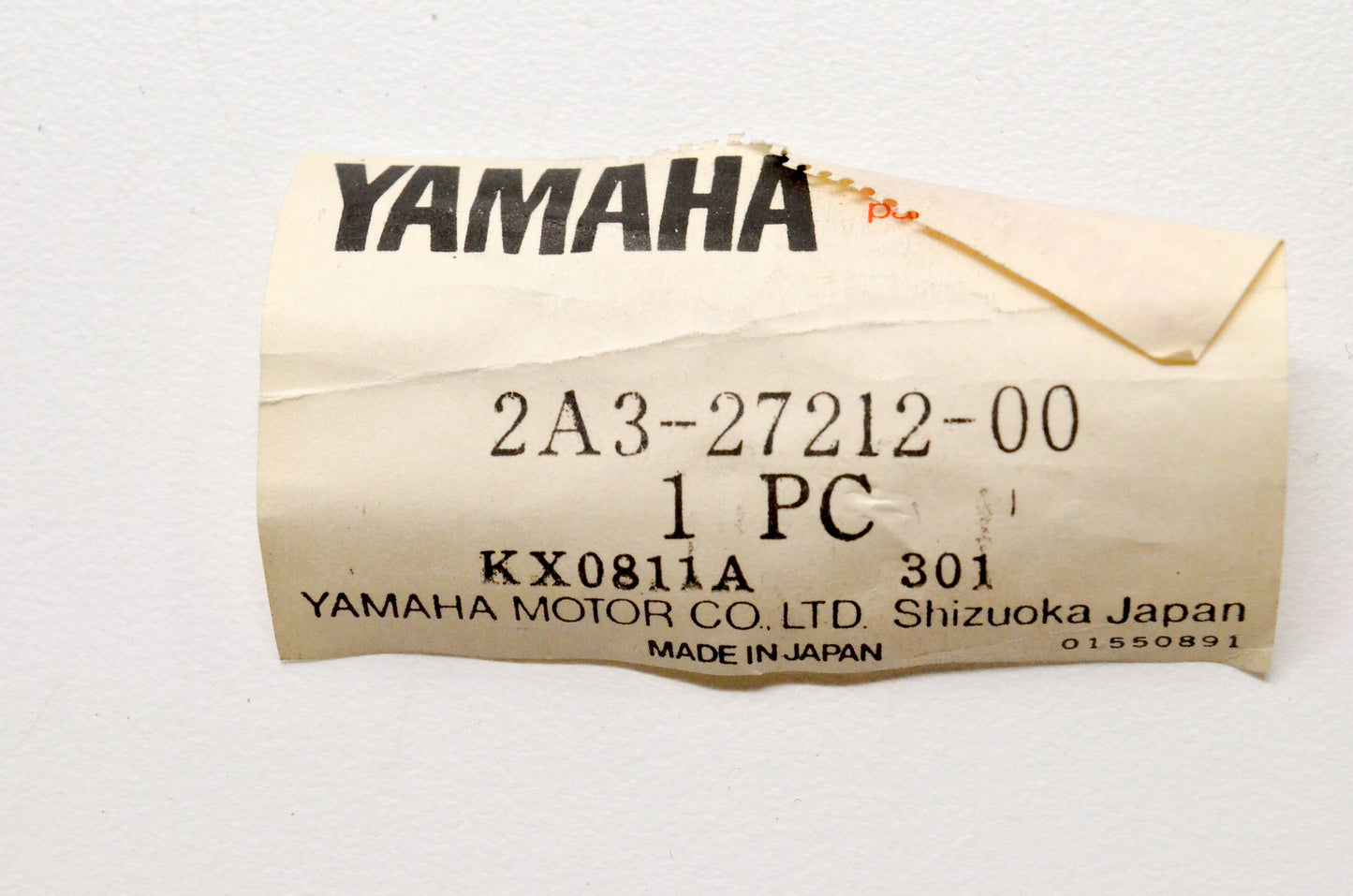 OEM Yamaha 2A3-27212-00-00 Brake Pedal Shaft NOS