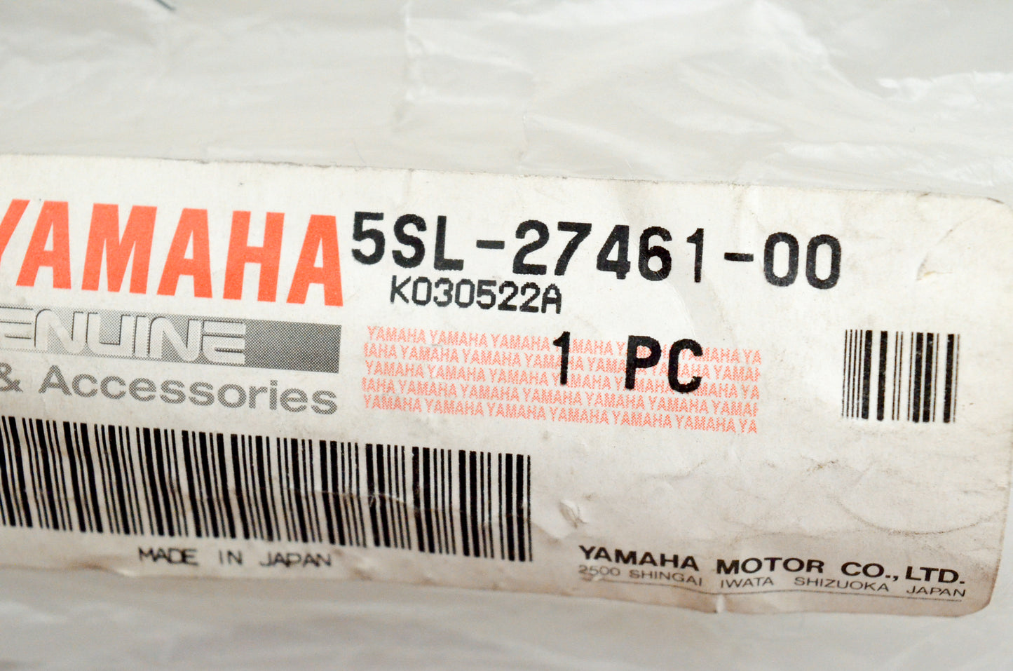 OEM Yamaha 5SL-27461-00-00 Footrest