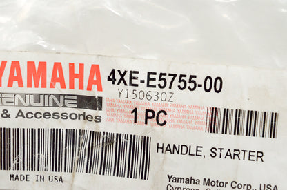 New OEM Yamaha 4XE-E5755-00-00 Starter Handle NOS
