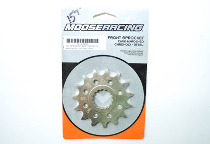 Moose Racing 1212-0251, 762-15 15T Steel Front Sprocket NOS
