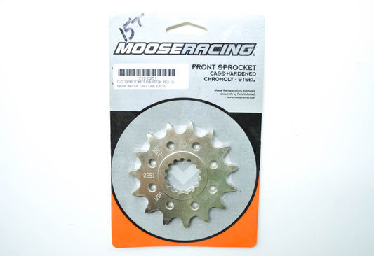 Moose Racing 1212-0251, 762-15 15T Steel Front Sprocket NOS