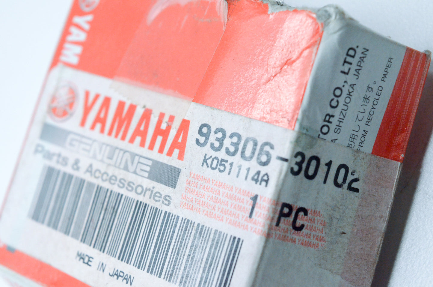 New OEM Yamaha 93306-30102-00 Bearing NOS