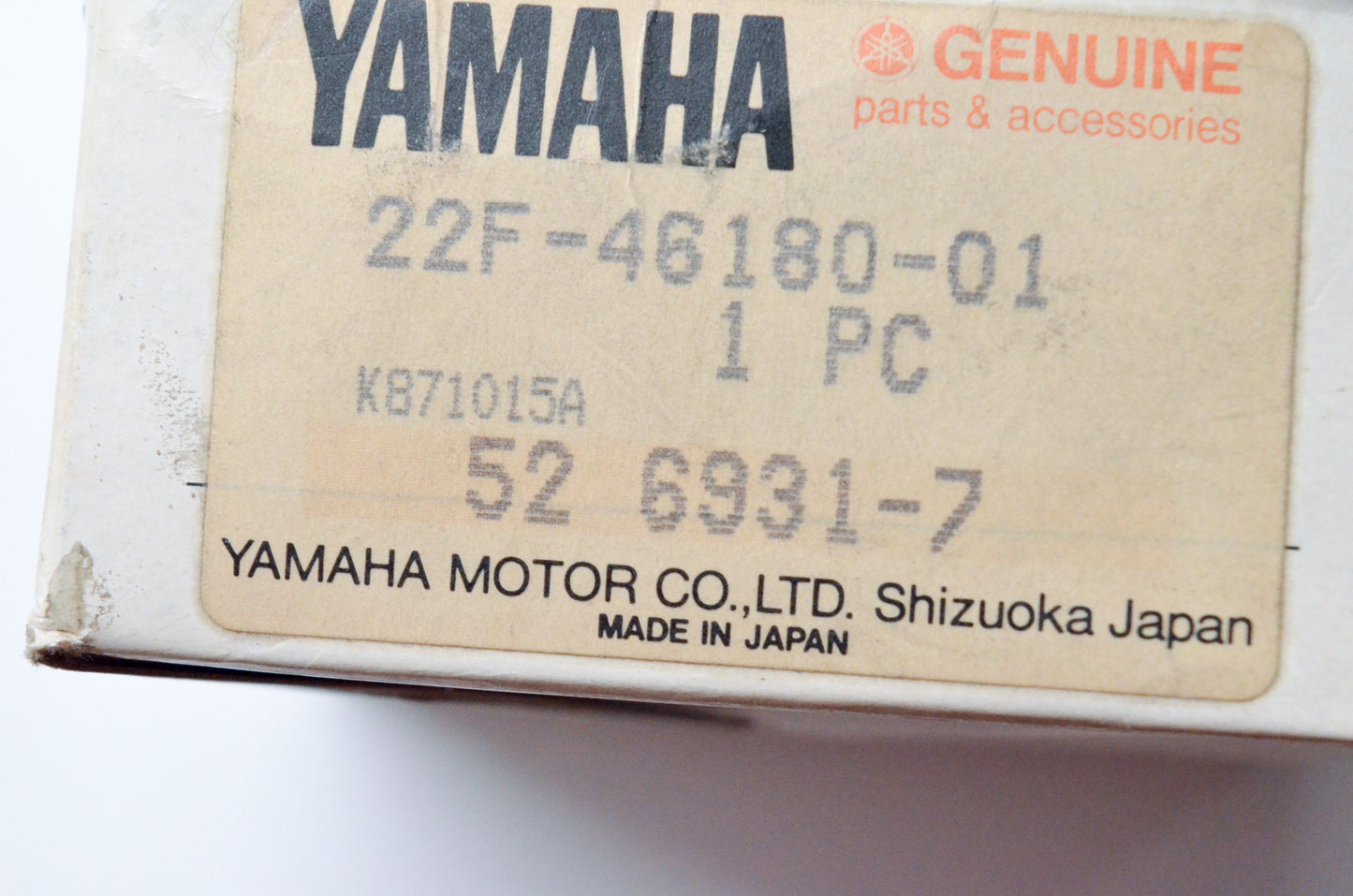 OEM Yamaha 22F-46180-01-00 Cross Joint NOS
