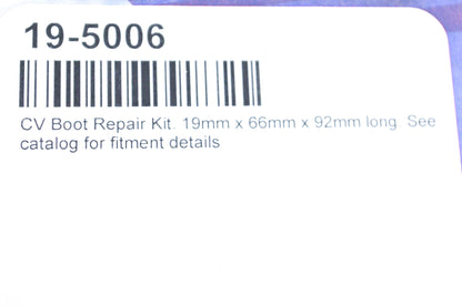 All Balls 19-5006 19x66x92mm CV Boot Repair Kit NOS