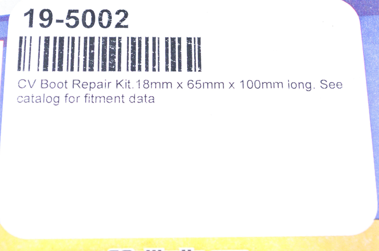 New All Balls 18x65x100mm CV Boot Repair Kit NOS