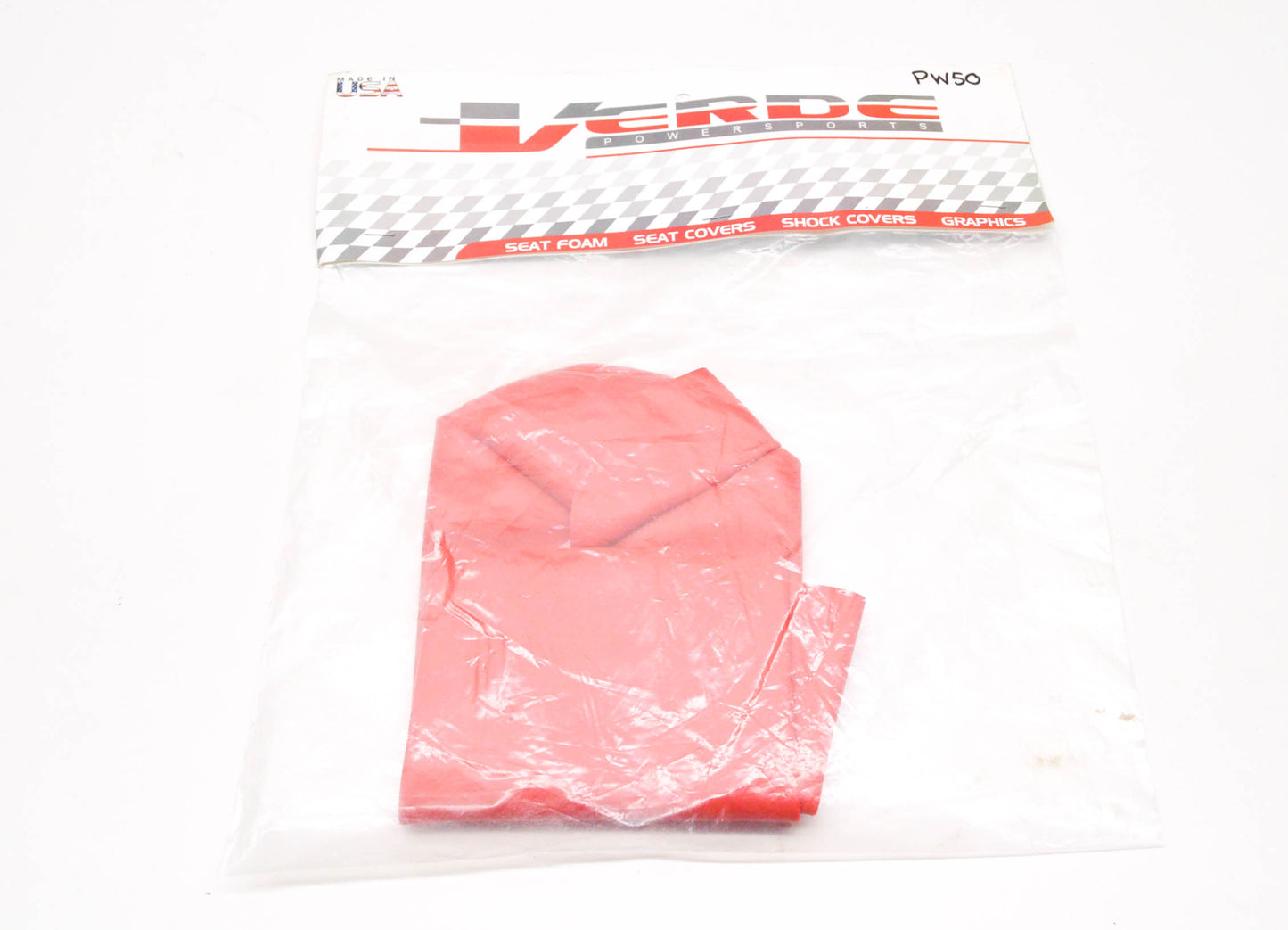 Verde Powersports PW50 Yamaha Red Seat Cover NOS