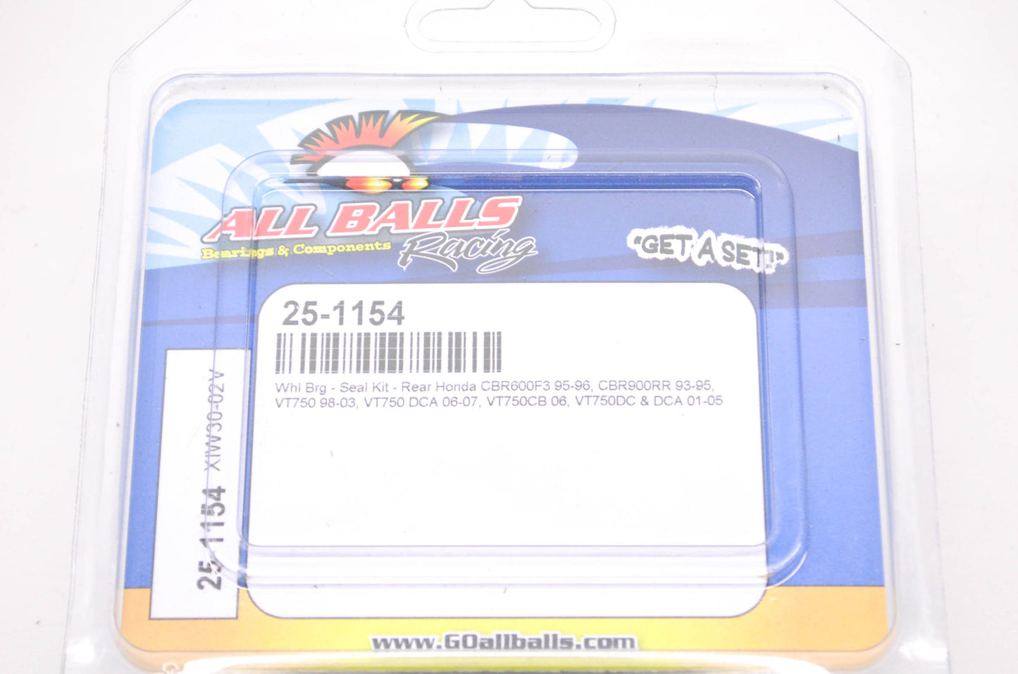 All Balls 25-1154 Rear Wheel Bearing Seal Kit NOS