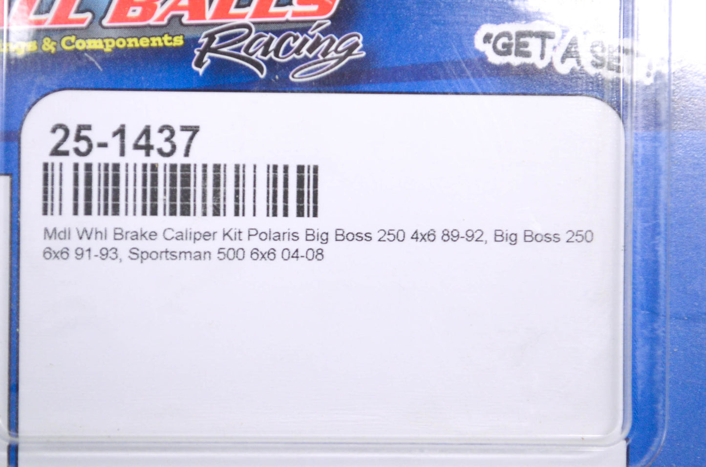 All Balls 25-1437, WYH30-02F Polaris Middle Wheel Brake Caliper Kit NOS