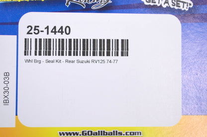 All Balls 25-1440, WOH30-03F Suzuki Rear Wheel Bearing Seal Kit NOS