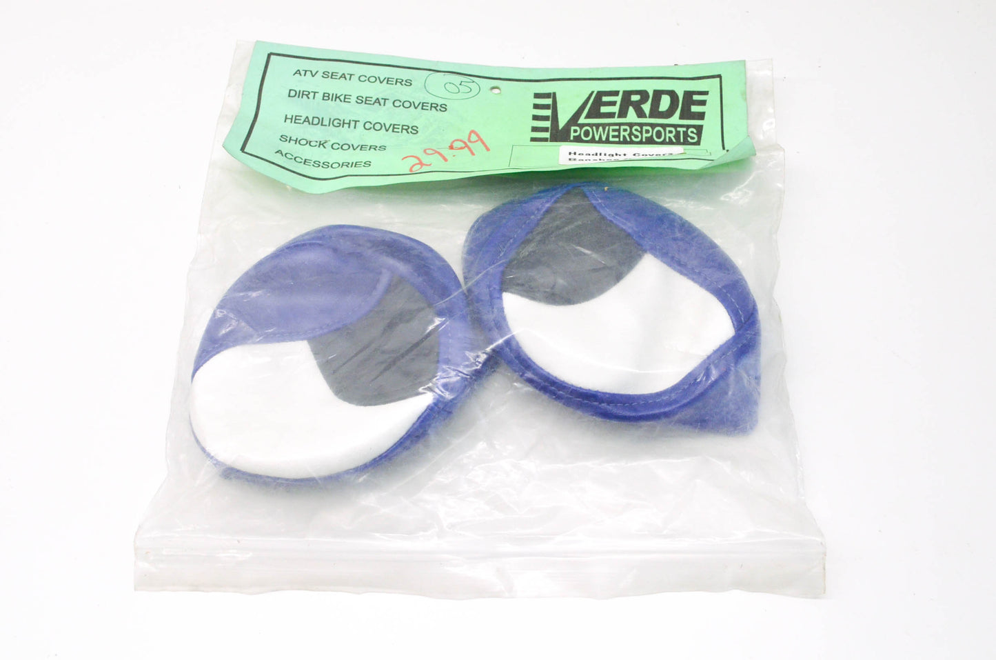 New Verde Powersports Yamaha Banshee/Warrior Blue White Black Headlight Cover QT