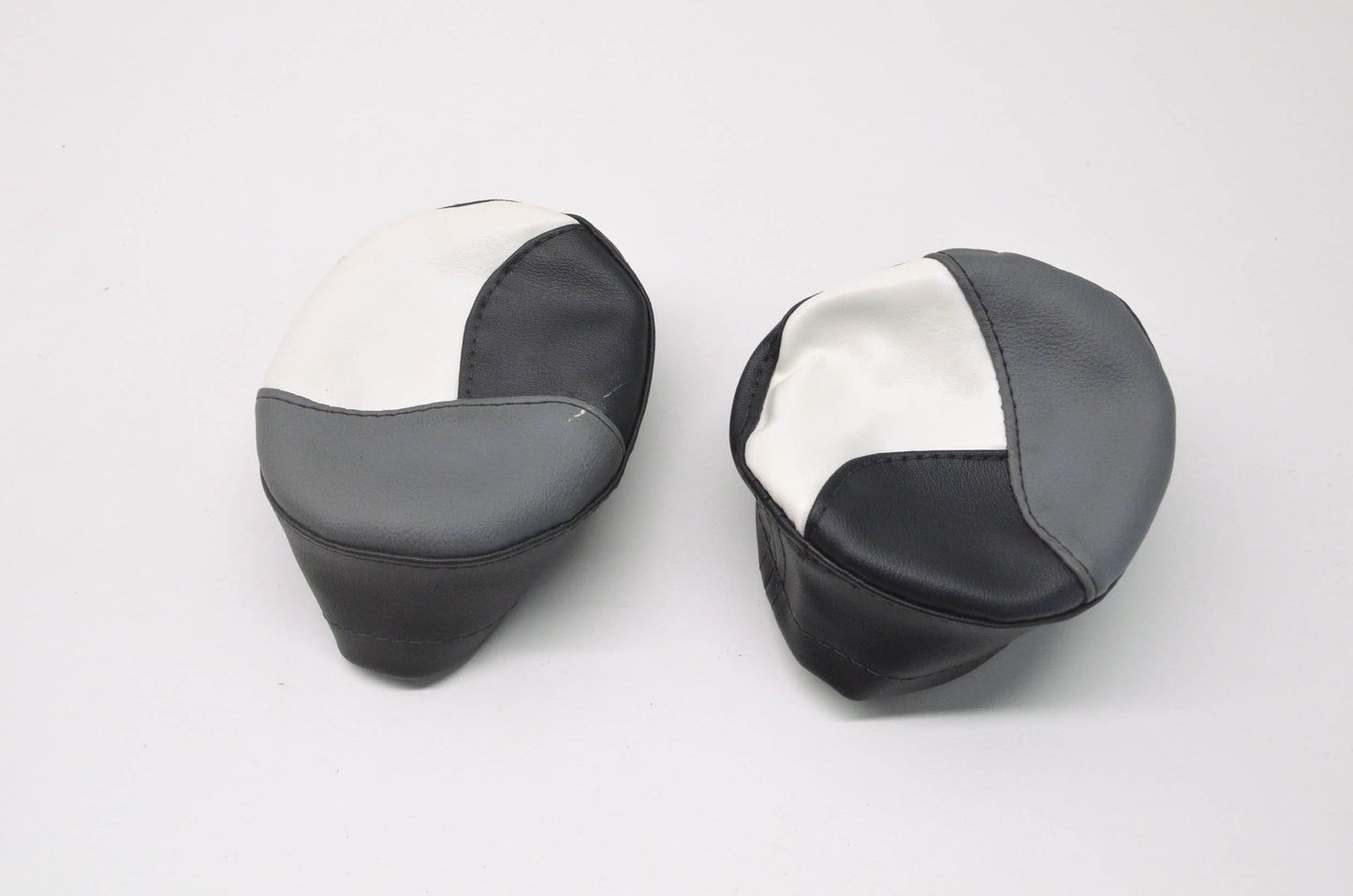 Yamaha Banshee/Warrior Black White Gray Headlight Cover Qty 2 NOS